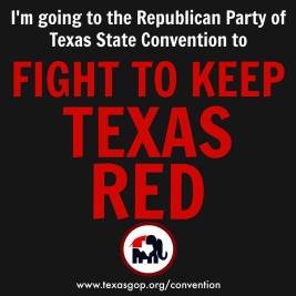 going to convention keep it red