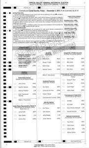 Precinct 4 Sample Ballot with Write-in Candidates_Page_1